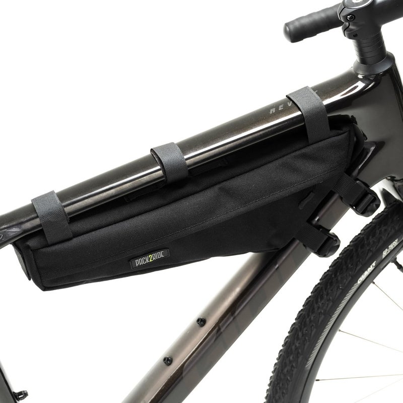 PACK2RIDE Mira Bike Frame Bag - Water Resistant, Durable Cordura Fabric & Bicycle Equipment Bag - Biking Storage, Bikepacking Pouch, Road for Cycling Adventures - Image 4